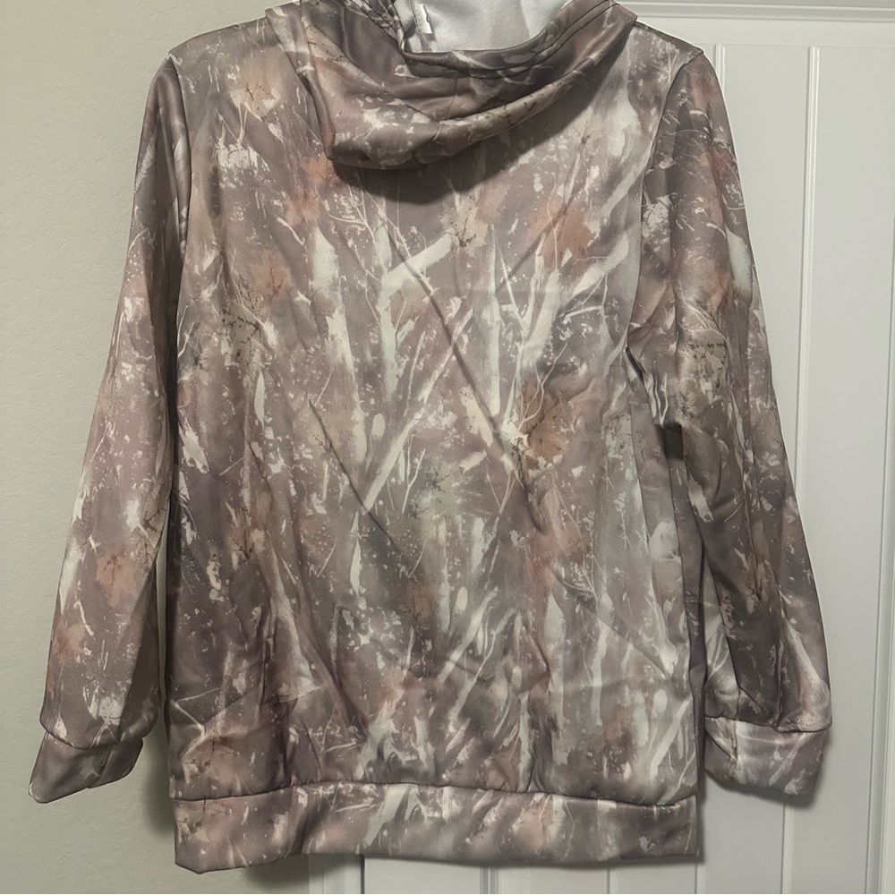 Camouflage Hoodie Kangaroo Pocket Size Small Unisex Hunting Winter Pullover - Picture 2 of 7